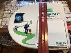DRUG REP PROMO TRILEPTAL POST-IT NOTE HOLDER NOVARTIS NEW IN BOX