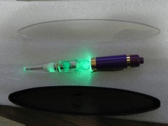 ALLEGRA Pharmaceutical Drug Rep „LIGHT UP“ Pen with Case Collectible Pharma RARE