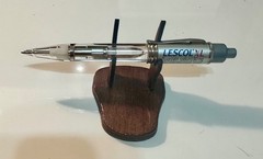 Vintage Lescol XL 80mg LIGHT-UP Drug Rep Pen, RED LED WORKS, Rare Pharma Swag