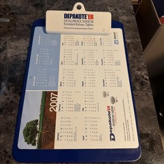 Depakote ER Drug Rep Clipboard Promo 2000s