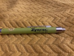 Pharmaceutical Drug Rep Promotional Pen Light- Works-Zyrtec