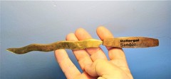 Vintage Berellgal SANDOZ letter opener knife LSD pharmacy Switzerland extra rare