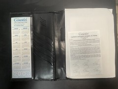New Cenestin Pharmaceutical Drug Rep Collectible Memo Pad/Paper Calendar/ Cover