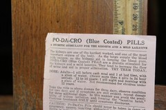 1930’s Order Blank Podacro Patent Medicine Morristown Tennessee