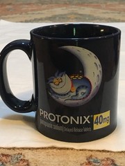 Protonix Pharmaceutical Drug Rep 12oz. Blue Mug
