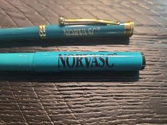 Norvasc Heavy Metal Drug Rep Pen Pharmaceutical Medical Promo Writes! Green Ink