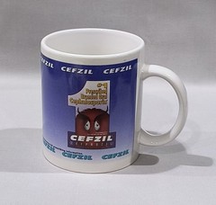 Vintage CEFZIL Cephalosporin Pharma Drug Rep Advertising Coffee Cup Mug