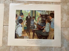 A HISTORY OF PHARMACY IN PICTURES by Parke, Davis & Co. Set of 6 Prints