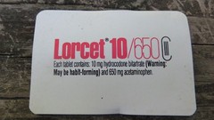 Lorcet 10/650 Address Book Pharmaceutical Drug Rep. Advertising VTG