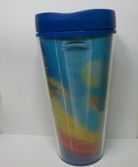 CRESTOR DRUG REP TRAVEL CUP PHARMACEUTICAL FLICKER VIEW CUP