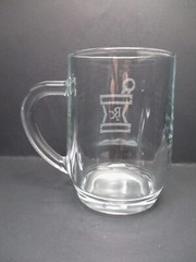 RX Clear Cup / Mug Pharmacist Pharmacy Mortar Pestle Made in USA !