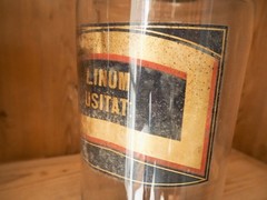 Pair of Vintage / Antique Large Apothecary Chemist Bottles