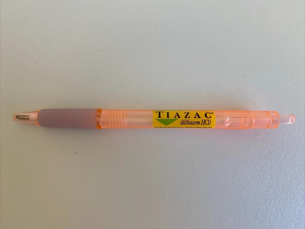 TIAZAC Pharmaceutical Pen; Drug Rep; Orange; FREE SHIPPING