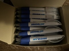 LOT OF 5 SINGULAIR Pharmaceutical Pen Collectible Vintage