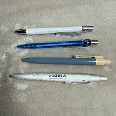 Viagra Collectible Drug Rep Pens; Lot of 4; Pharmaceutical Promotion/Advertising