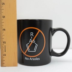 Synthonix No Arsoles Pharmaceutical Rep Coffee Mug Tea Cup Advertisement Vtg