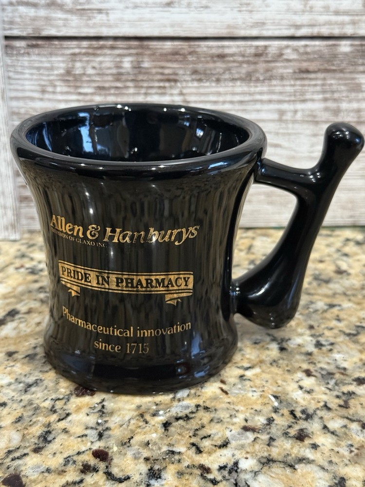Pride In Pharmacy Mortar And Pestle Look 12 oz Coffee Mug Allen & Hanburys
