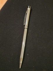 Rare VTG Prazosin HCI Drug Rep Pharmaceutical Metal Twist Ball Point Pen Garland