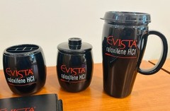 RARE Group of (7) EVISTA Drug Rep Pharmaceutical Promo Items – New and Unused