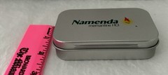 VTG NAMENDA USB FLASH DRIVE + LANYARD SET in METAL TIN PHARMA REP LOGO NEW