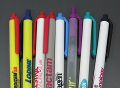 Russ Pharmaceuticals Vintage Pocket Protector + BIC PENS Drug Rep Advertising