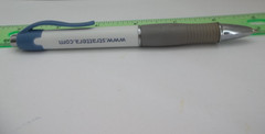 STRATTERA Promo Pen – Mixed Metal/Plastic – Rubber Grip – Does Not Write