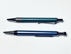 VIAGRA DRUG REP PENS HEAVY METAL RETRACTABLE REFILLABLE LOT OF 2 METALLIC