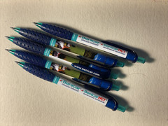 Lot of 5 BENICAR HCT Drug Rep Pharmaceutical Clip PEN White Blue Promo Gift