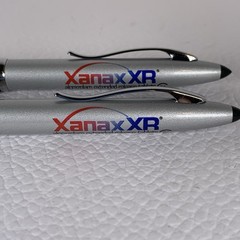 XANAX XR Alprazolam Pen Metal Ball Point Pharmaceutical Promo Original Owner 2