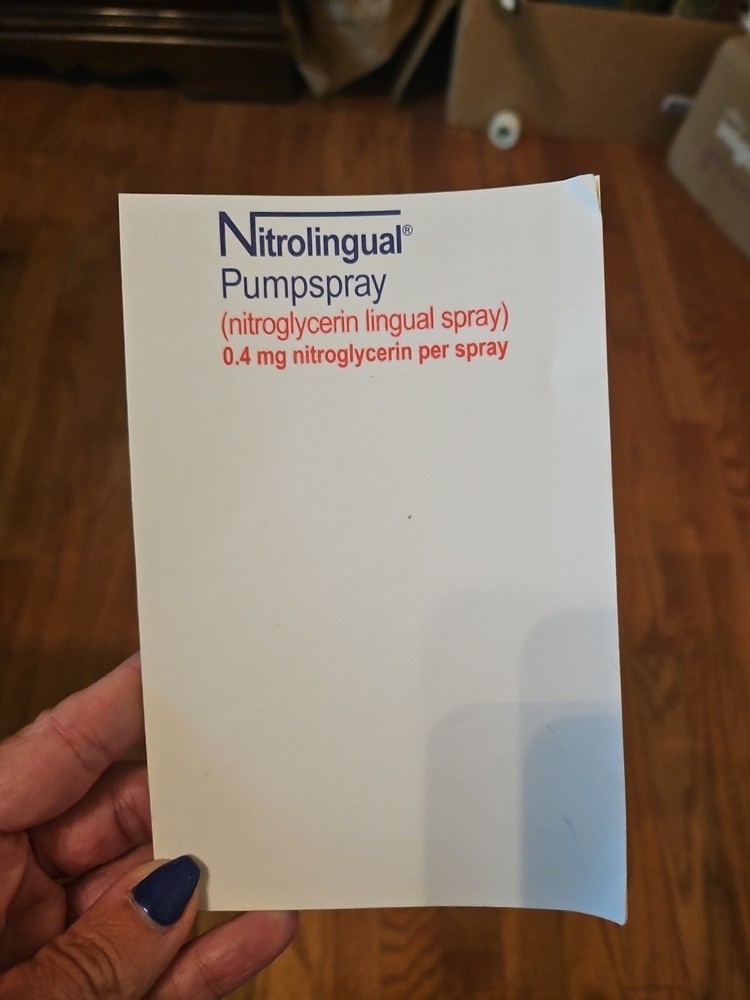 Nitrolingual Spray Sticky Note Pad, Pharmaceutical Promo