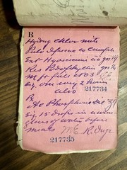 Antique prescriptions April 1900: Chloroform, Codeine, Wine, Lithium etc.