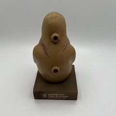 Vintage Schering Pharm. Mayan Advertising Figurine Leishmaniasis Vessel