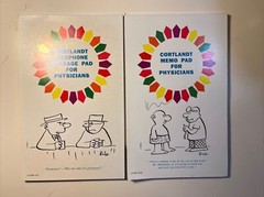 MONOPRIL Cortlandt Memo And Telephone Message Pads For Physicians Set Of Two