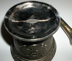 Vintage Heavy Brass RX Pharmacy Apothecary Mortar & Coricidin Pestle