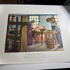 A HISTORY OF PHARMACY IN PICTURES 1954 PRINT#26 Great Gift For Doctor 22″×18″
