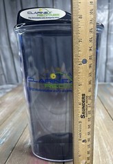 Drug Rep Clarinex Oval 8x4x3 Canister Lid Divider Doctor Medical Exam Room