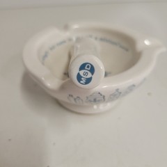 VTG Merck Sharp & Dohme Porcelain Pharmacy Mortar & Pestle Ashtray MSD C. Lamb