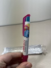Ambien Drug Rep Pharmaceutical Advertisement Plunger Pen, Hot Pink Grip, Works