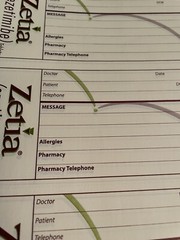 MERCK ZETIA Medi-Message Book DRUG REP LOGO Pharmaceutical Advertising NEW
