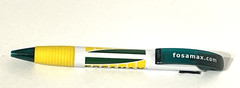Pharmaceutical Drug Ink Rep Vintage Pen Fosamax Collectible Yellow Green Rare