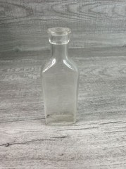 Vintage Early Glass Pharmacy Medicine Bottle Goff’s Cough Syrup