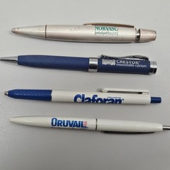 Vintage Pharmaceutical Pens Lot Of 18 Various Brands Sales Rep *Not All Write