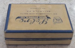 Vintage 1950 Pharmacy Pill Box Lubro Drug Store Bellevue PA Pittsburgh Ephemera