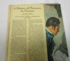 „A History of Pharmacy“ in Pictures Set of 19 Prints Park Davis 1950’s