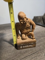 Vintage Pharmaceutical Advertising Figurine Valisone Cream Man With Skin Lesions