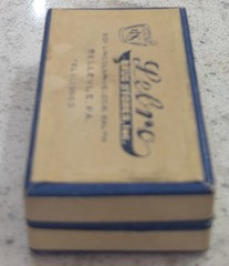 Vintage 1950 Pharmacy Pill Box Lubro Drug Store Bellevue PA Pittsburgh Ephemera
