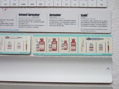 lot of 10 vintage PHARMACEUTICAL PHARMACY Promo DRUG ADVERTISEMENTS, 1961 to 70s