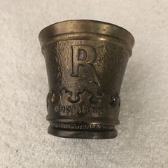 Rx Apothecary “Edict Of 1240” Frederick II, Bronze Mortar & Coricidin Pestle