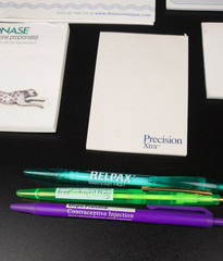 Lot of Drug Rep Note Pads & Pens Depo Provera Relpax Claritin Flonase Rhinocort
