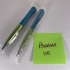 2 Drug Rep Pen Chantix Pharmaceutical Promo heavy metal original owner Excellent